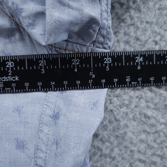 Robert Graham Collections Mens L Long Sleeve Flip Cuff Button Up Cotton Shirt - Picture 9 of 12